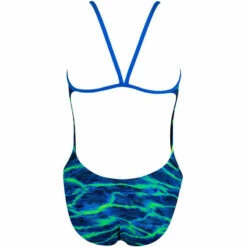 TYR - Lambent Cut Out Fit Ladies Swimsuit - Blue/Green -UK Swimsuit Sales 2024 tyr lambent cut out fit ladies swimsuit blue green 7