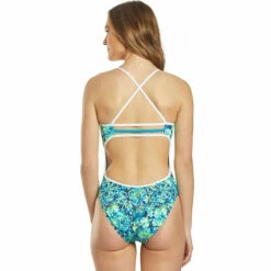 TYR - Malibu Trinityfit Ladies Swimsuit - Turquoise -UK Swimsuit Sales 2024 tyr malibu trinityfit ladies swimsuit turquoise 3