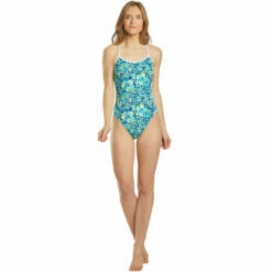 TYR - Malibu Trinityfit Ladies Swimsuit - Turquoise -UK Swimsuit Sales 2024 tyr malibu trinityfit ladies swimsuit turquoise 5