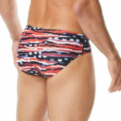 New Arrival -UK Swimsuit Sales 2024 tyr men s all american all over racer swimsuit red white blue 2