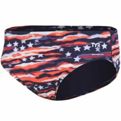 TYR - Men’s All American All Over Racer Swimsuit - Red/White/Blue -UK Swimsuit Sales 2024 tyr men s all american all over racer swimsuit red white blue 3