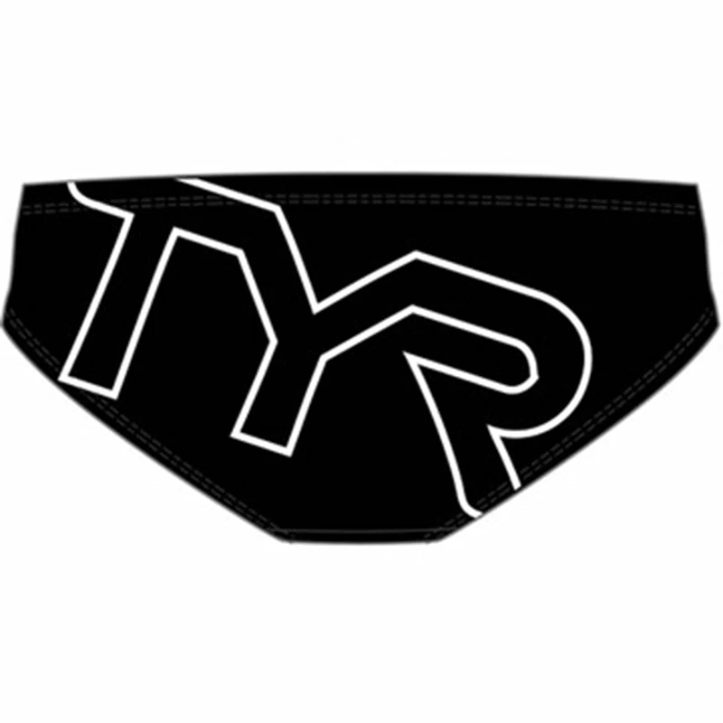 TYR - Men’s Big Logo All Over Racer Swimsuit - Black/White 6 TYR - Men’s Big Logo All Over Racer Swimsuit - Black/White - Image 4