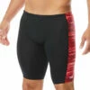 TYR - Men’s Castaway Hero Jammer Swimsuit - Red -UK Swimsuit Sales 2024 tyr men s castaway hero jammer swimsuit red 1