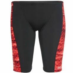 TYR - Men’s Castaway Hero Jammer Swimsuit - Red -UK Swimsuit Sales 2024 tyr men s castaway hero jammer swimsuit red 4