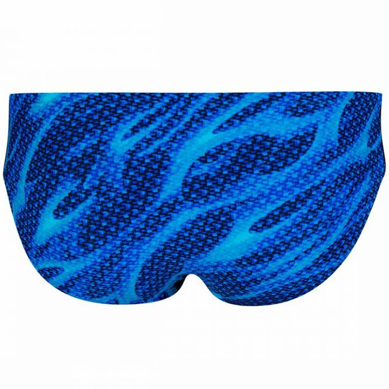 TYR - Men’s Reaper Wave All Over Racer Swimsuit - Blue 6 TYR - Men’s Reaper Wave All Over Racer Swimsuit - Blue - Image 4