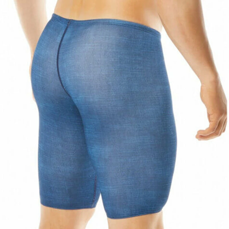 TYR - Men’s Sandblasted Allover Training Jammer - Navy 4 TYR - Men’s Sandblasted Allover Training Jammer - Navy - Image 2