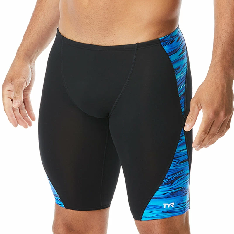 TYR - Men’s Hydra Blade Jammer Swimsuit - Blue 3 TYR - Men’s Hydra Blade Jammer Swimsuit - Blue