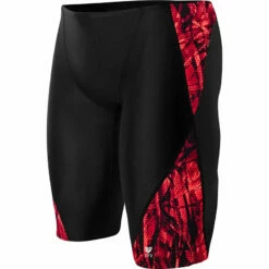 TYR - Men’s Sagano Blade Splice Jammer Swimsuit - Red -UK Swimsuit Sales 2024 tyr mens sagano blade splice jammer swimsuit red 610 3