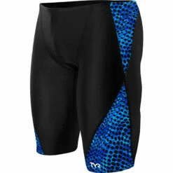 TYR - Swarm Blade Splice Mens Jammer - Blue -UK Swimsuit Sales 2024 tyr mens swarm blade splice jammer blue 420 3