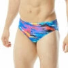 TYR - Men's Synthesis Racer Brief - Blue/Multi -UK Swimsuit Sales 2024 tyr mens synthesis racer 461 1