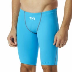 TYR - Thresher™ Mens Jammer Swimsuit - Blue/Grey
