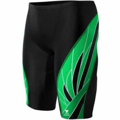 TYR - Phoenix Splice Mens Jammer - Black/Green -UK Swimsuit Sales 2024 tyr phoenix splice mens jammer black green 3