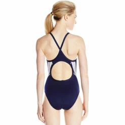 TYR - Phoenix Splice Diamondfit Ladies Swimsuit - Navy/White -UK Swimsuit Sales 2024 tyr phoenix womens splice diamond fit swimsuit navy and white 408 2