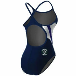 TYR - Phoenix Splice Diamondfit Ladies Swimsuit - Navy/White -UK Swimsuit Sales 2024 tyr phoenix womens splice diamond fit swimsuit navy and white 408 4