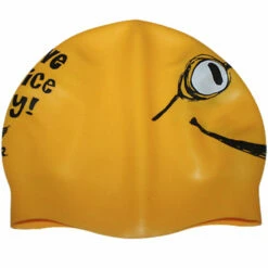 TYR - Smiley Have A Nice Day Silicone Swim Hat -UK Swimsuit Sales 2024 tyr smiley have a nice day silicone swim hat 3
