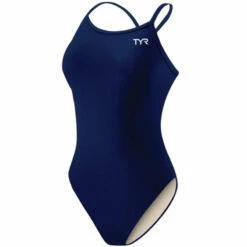 TYR - Solid Durafast Diamondfit Swimsuit - Navy -UK Swimsuit Sales 2024 tyr solid durafast diamondfit swimsuit navy 4