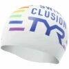 TYR - Swim Clusion Silicone Adult Swim Cap -UK Swimsuit Sales 2024 tyr swim clusion silicone adult swim cap