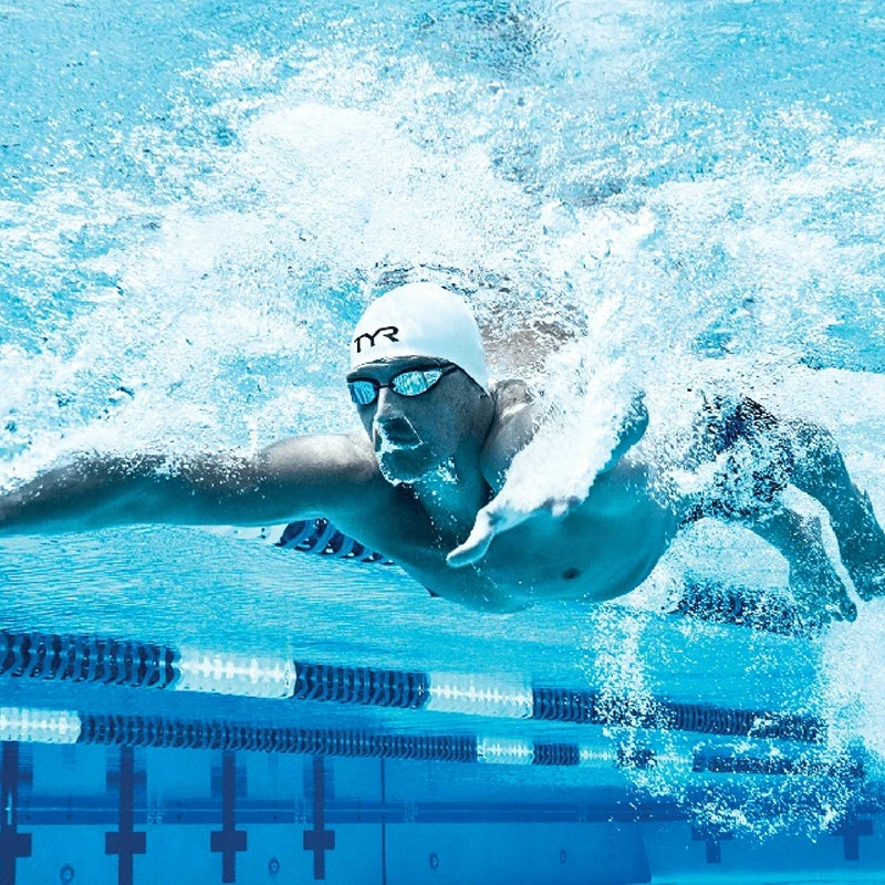 TYR - Tracer-X Racing Mirrored Goggles - Blue/Black 7 TYR - Tracer-X Racing Mirrored Goggles - Blue/Black - Image 5