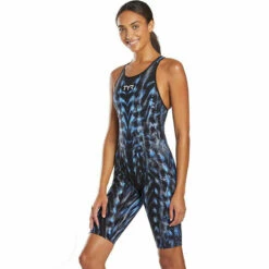 TYR - Venzo™ Genesis Open Back Ladies Swimsuit - Steel Blue -UK Swimsuit Sales 2024 tyr venzo genesis open back ladies swimsuit steel blue 4