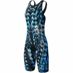 TYR - Venzo™ Genesis Open Back Ladies Swimsuit - Steel Blue -UK Swimsuit Sales 2024 tyr venzo genesis open back ladies swimsuit steel blue 6