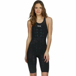 TYR - Venzo™ Genesis Open Back Ladies Swimsuit - Onyx