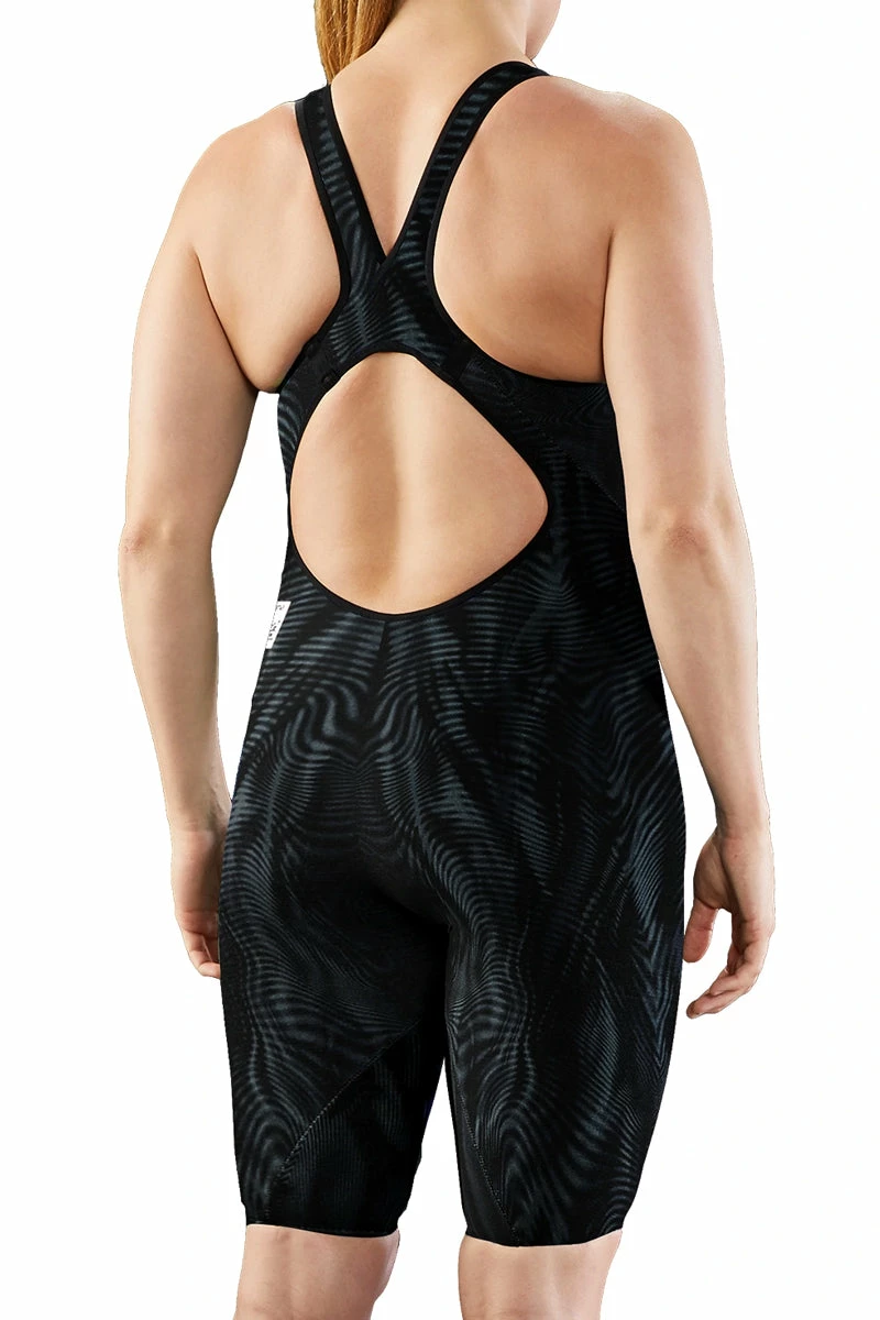 TYR - Venzo™ Genesis Open Back Ladies Swimsuit - Onyx 13 TYR - Venzo™ Genesis Open Back Ladies Swimsuit - Onyx - Image 11