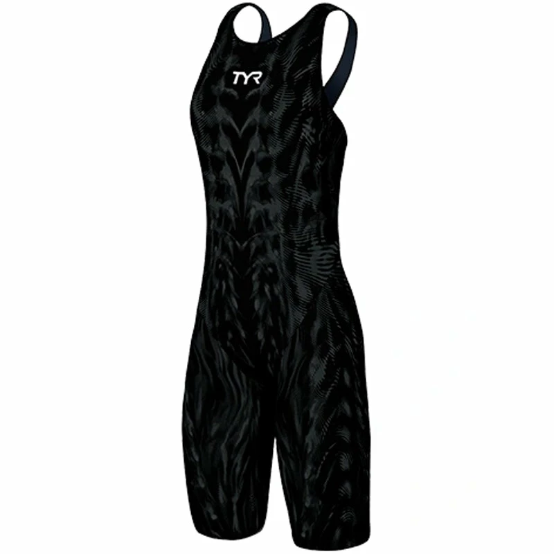TYR - Venzo™ Genesis Open Back Ladies Swimsuit - Onyx 8 TYR - Venzo™ Genesis Open Back Ladies Swimsuit - Onyx - Image 6