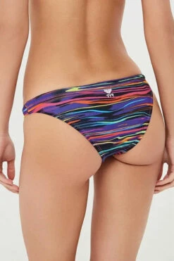 TYR - Fresno Women's Mini Bikini Racer Brief - Purple/Multi -UK Swimsuit Sales 2024 tyr womens mini bikini racer brief purple multi 12