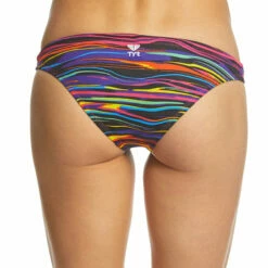 TYR - Fresno Women's Mini Bikini Racer Brief - Purple/Multi -UK Swimsuit Sales 2024 tyr womens mini bikini racer brief purple multi 3