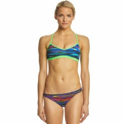 TYR - Fresno Women's Mini Bikini Racer Brief - Purple/Multi -UK Swimsuit Sales 2024 tyr womens mini bikini racer brief purple multi 4