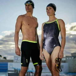 Zone3 - Cosmic Mens Jammers (Grey/Fluro Yellow) -UK Swimsuit Sales 2024 zone3 cosmic mens jammers grey fluro yellow 10