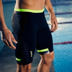 Zone3 - Cosmic Mens Jammers (Grey/Fluro Yellow) -UK Swimsuit Sales 2024 zone3 cosmic mens jammers grey fluro yellow 8