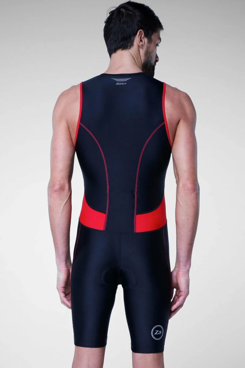 Zone3 - Men's Activate Trisuit - Black/Red 19 Zone3 - Men's Activate Trisuit - Black/Red - Image 17