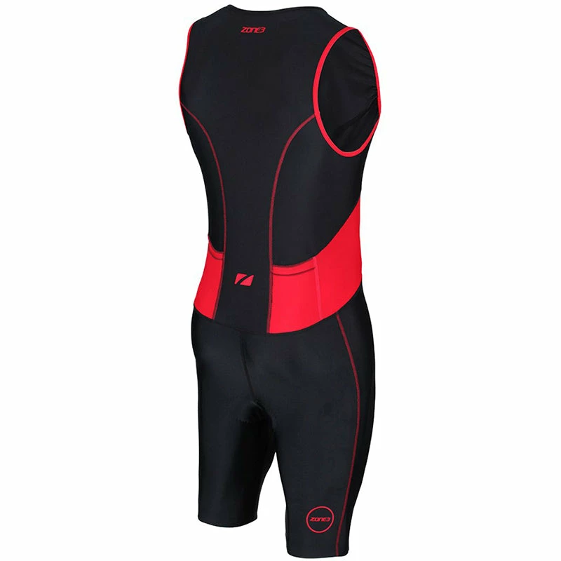 Zone3 - Men's Activate Trisuit - Black/Red 4 Zone3 - Men's Activate Trisuit - Black/Red - Image 2