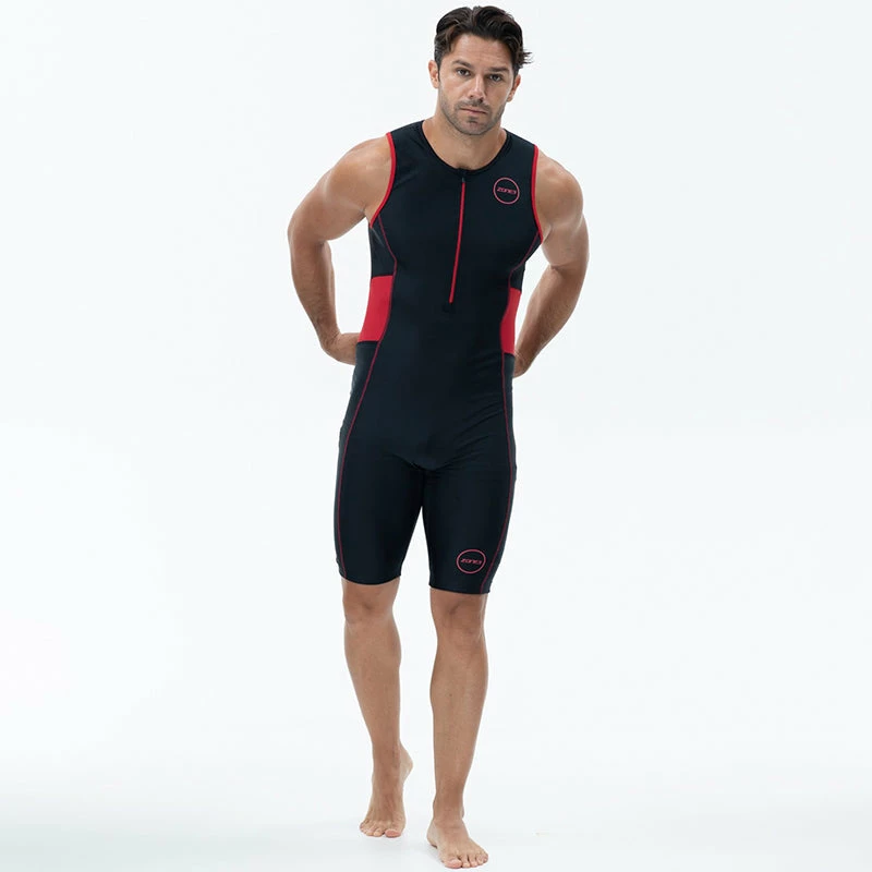 Zone3 - Men's Activate Trisuit - Black/Red 5 Zone3 - Men's Activate Trisuit - Black/Red - Image 3